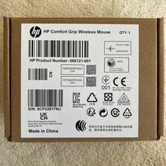 HP 無線マウス  Comfort Grip Wireless Mouseの画像