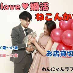🐱猫love婚活🐱～ねこんかつ～※予約制⭐独身⭐猫好き集合🌟