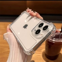 iPhone ケース 耐衝撃 衝撃吸収 クリア  推し活 透明ケース の画像