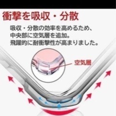 iPhone ケース 耐衝撃 衝撃吸収 クリア  推し活 透明ケース の画像