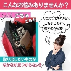 【未使用品】Mサイズ　リュックインバッグ リュック バッグインバッグ フェルト 縦型 自立の画像