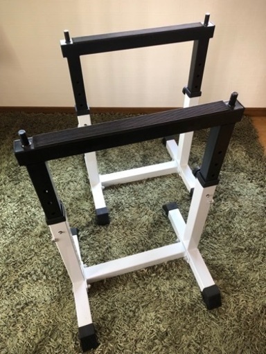 【美品】IROTEC（アイロテック）セイフティラック　ワイドタイプ (完成品)  / トレーニング器具 ベンチプレス トレーニングマシン ベンチプレス台 バーベル