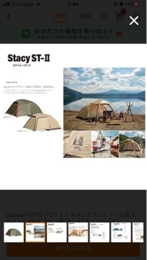 小川テント　ステイシーst2 新品未使用　