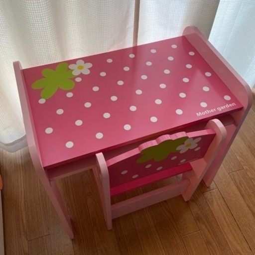 マザーガーデン　いちご　机　イス