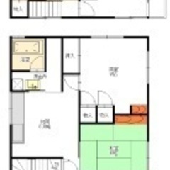5DKペットOK🐱一戸建て貸家🐶金沢市山科町🚙車2台👍礼なし月6万円 - 金沢市