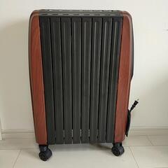 【引っ越しのため】モダンデコ　オイルヒーター　木目調
