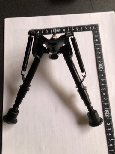 バイポッド　2脚　モデルガン　ライフル用18cm