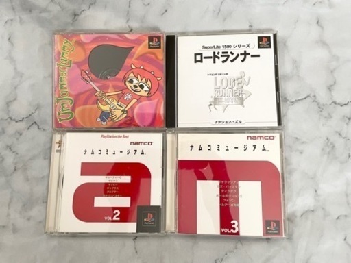 【PSソフト】6本セット　ウンジャマラミー　ロードランナー　ナムコミュージアム アンジェリーク　ぷよぷよ