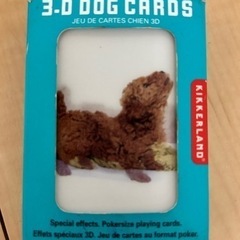 3D 犬のトランプの画像
