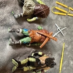 ミュータントタートルズフィギュア　実写版の画像