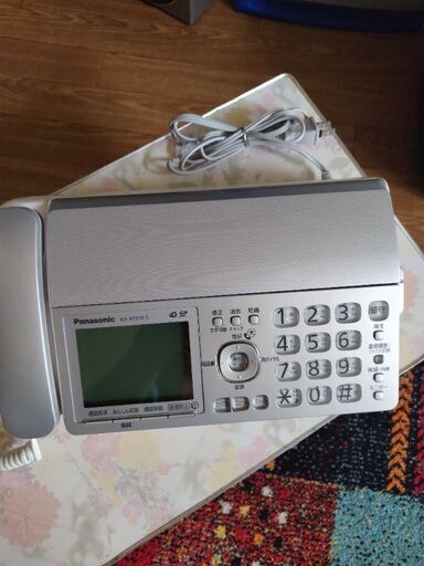 美品　Pansonicファクシミリ　子機付　KX-PZ210DL-S　2018年製【5】