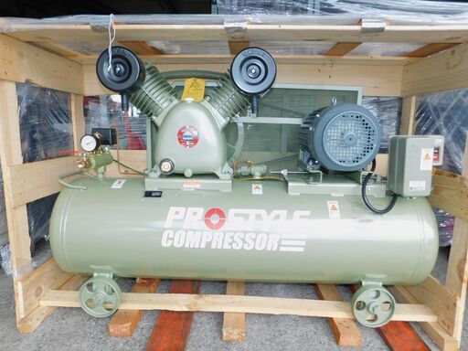 レシプロコンプレッサー　3.7KW　5馬力　5PS　エアコンプレッサー　コンプレッサー　新品（未使用品）