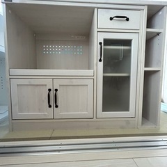収納付きレンジボード