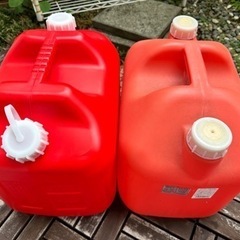 灯油ポリタンク20リットル　2個セット