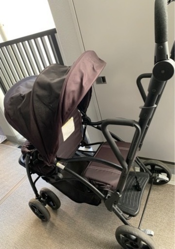 2人乗りベビーカー　アミティエ