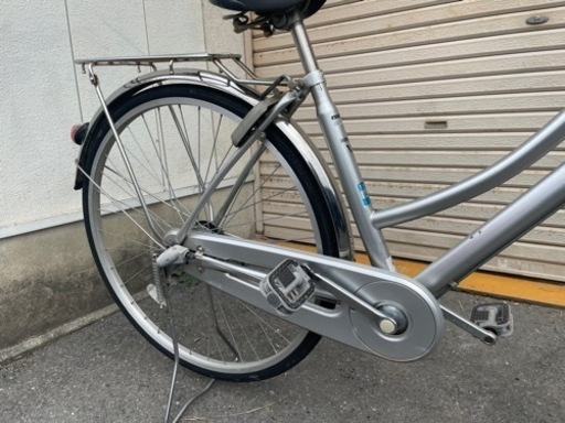 27インチ　C評価　自転車　3段変速　オートライト