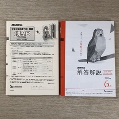 2022年度6月第１回ベネッセ進研模試　地歴B  大学入学共通テ...