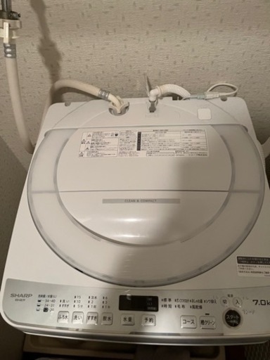 SHARP 全自動洗濯機(10月中引き取り希望)