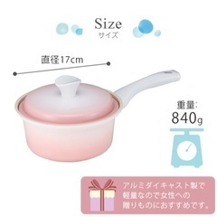 ビタクラフト ライト 片手鍋 17cm