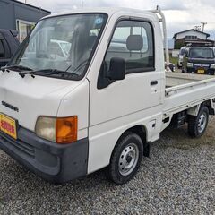 車検６年４月　4WD　エアコン　５速MT　サンバートラック　分割可！