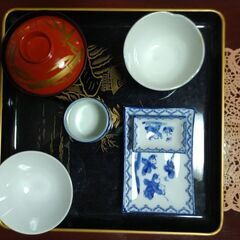 お膳立てお椀セットの画像