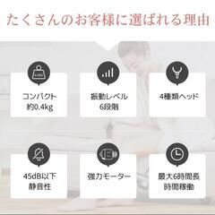 （グレー）未開封 新型筋膜リリースガン 電動マッサージ器 ハンディガン アタッチメント 全身ケア EUREKA 型番Q1の画像