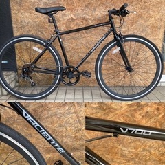 VALIENTE V700 ZY-K0214-0005  ブラック  街乗り自転車