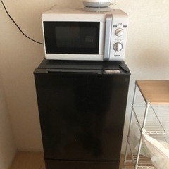 冷蔵庫　電子レンジ　ケトル