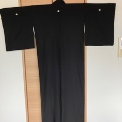 再掲！0円/非接触OK！正絹喪服家紋和三桐帯紐帯揚げ帯セットの画像