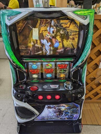 パチスロ実機 モンスターハンター：ワールドYM コイン不要機 ID：126-012463-007