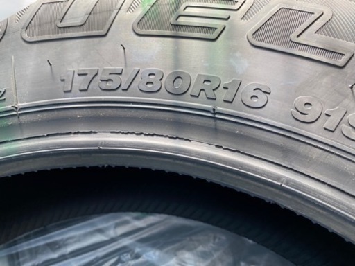 新品未使用ブリヂストン175/80R16今秋納車新型ジムニー外し！