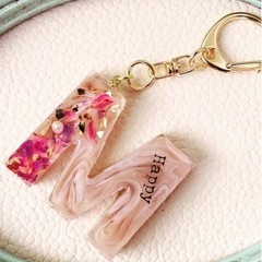 10月22日（日）15時〜（本八幡駅近く）レジンで作るアルファベットキーホルダーの画像