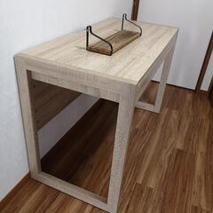 サンワダイレクト パソコンデスク 幅105×奥行50×高さ70cm 簡易棚の改造ありの画像