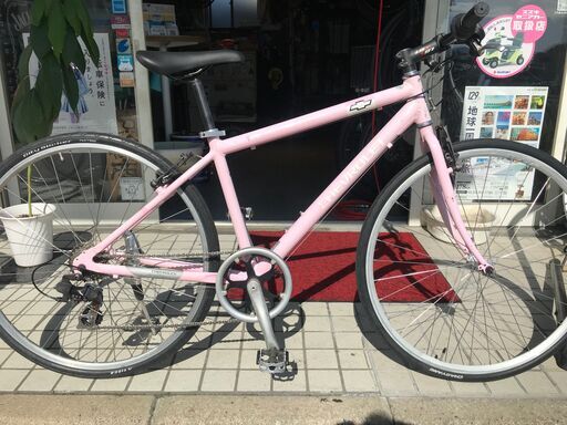 値下げ　GMシボレー　ピンクのクロスバイク　レストア済みの中古です