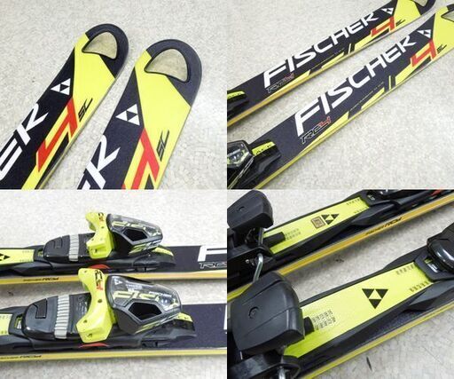 FISCHER 160cm カービングスキー RC4 W.C. SC PRO RACETRACK 2014年モデル 調整ビンディング付