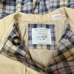 ZARA Baby Girl トレンチコート 86cmの画像