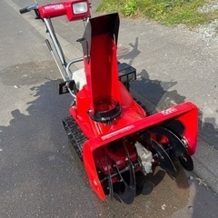 除雪機ホンダHs555実働　旭川発手渡し希望 配達もできます 北海道旭川市 HONDA 小型除雪機 HS555 雪丸 5馬力 整備済み 動作保証