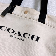 COACH キャンバストートバッグの画像