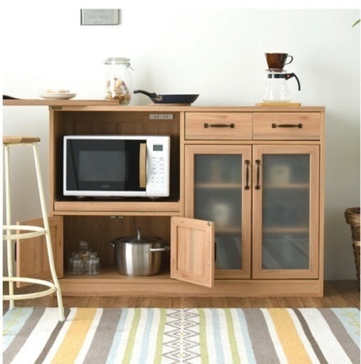 和泉】配送可!! 定価17万円 unico 北欧スタイル キッチンボード SIGNE