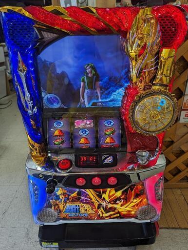 パチスロ実機 聖闘士星矢 海皇覚醒 コイン不要機 ID：126-012460-007