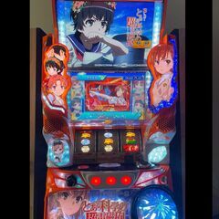 パチスロ実機 とある科学の超電磁砲 レールガン コイン不要機付