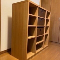 【値下げ】部屋の間仕切りとしても使用できる収納棚の画像