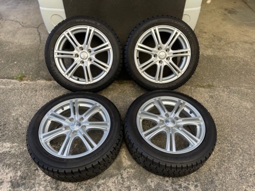 1013-1）17インチスタッドレスセット！215/50R17グッドイヤースタッドレス！7J-17プリウスα、レヴォーグなど