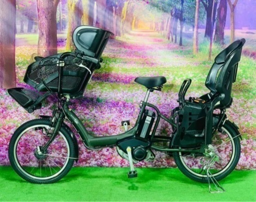 ❶5719子供乗せ電動アシスト自転車YAMAHA 20インチ良好バッテリー
