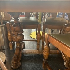 イギリスアンティークダイニングセット 1920年頃 オーク材 イギリス アンティーク・ダイニングセット