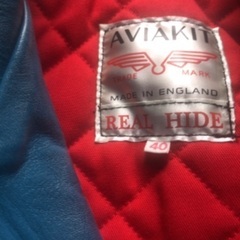 ルイスレザー　サイクロン　ヴィンテージターコイズ40の画像