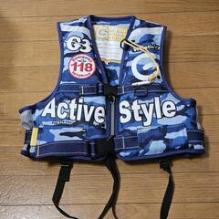 子ども用ライフジャケット(フィッシングベスト)