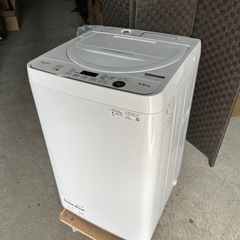 ☆美品!!☆ 2022年 SHARP 全自動電気洗濯機 5.5kg ES-GE5F 