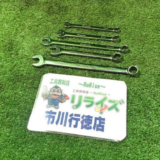snap-on コンビネーションレンチ5本セット【市川行徳店】【店頭取引限定】【中古】管理番号：ITR96DW4I4W0