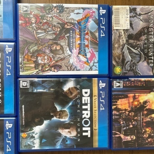 ps4ソフト7本　まとめ売り（DQXI、KH3、バイオre2、デトロイト等）